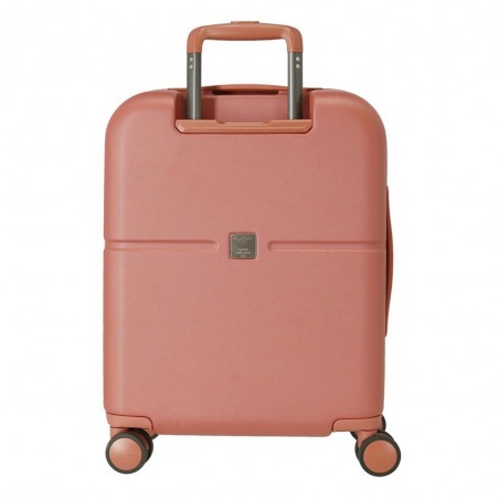 Valise cabine 55cm PEPE JEANS "Laila" terracotta | Bagage avion ado fille original tendance