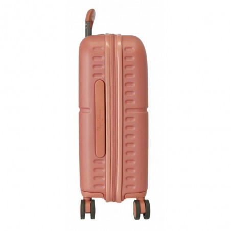Valise cabine 55cm PEPE JEANS "Laila" terracotta | Bagage avion ado fille original tendance