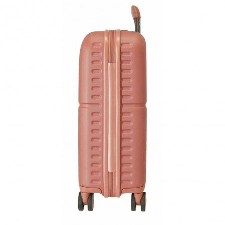 Valise cabine 55cm PEPE JEANS "Laila" terracotta | Bagage avion ado fille original tendance