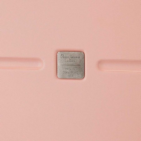 Vanity case rigide PEPE JEANS "Laila" rose | Trousse de toilette fille femme originale pas cher Vanity case rigide PEPE JEANS "Laila" rose | Trousse de toilette fille femme originale pas cher