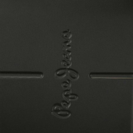 Valise cabine 55cm PEPE JEANS "Highlight" noir | Bagage avion petit format marque tendance mode Valise cabine 55cm PEPE JEANS "Highlight" noir | Bagage avion petit format marque tendance mode