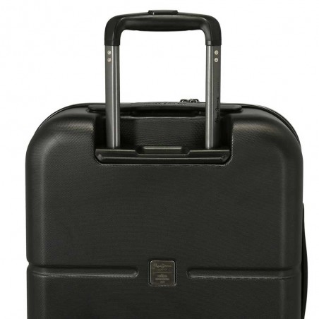 Valise cabine 55cm PEPE JEANS "Highlight" noir | Bagage avion petit format marque tendance mode Valise cabine 55cm PEPE JEANS "Highlight" noir | Bagage avion petit format marque tendance mode