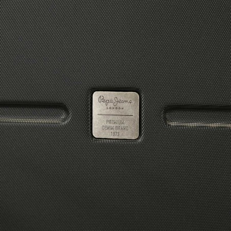 Valise cabine 55cm PEPE JEANS "Highlight" noir | Bagage avion petit format marque tendance mode