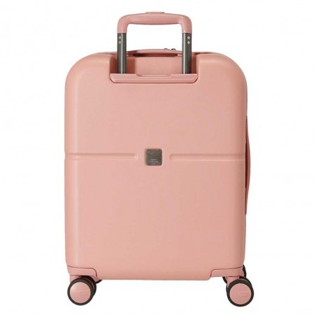 Valise cabine 55cm PEPE JEANS "Highlight" rose pastel | Bagage avion petit format marque tendance mode Valise cabine 55cm PEPE JEANS "Highlight" rose pastel | Bagage avion petit format marque tendance mode