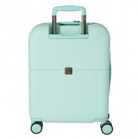 Valise cabine 55cm PEPE JEANS "Highlight" vert menthe | Bagage avion petit format marque tendance mode