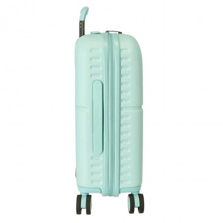 Valise cabine 55cm PEPE JEANS "Highlight" vert menthe | Bagage avion petit format marque tendance mode