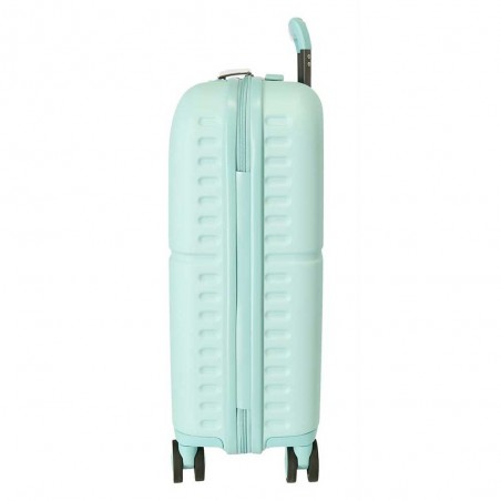 Valise cabine 55cm PEPE JEANS "Highlight" vert menthe | Bagage avion petit format marque tendance mode