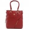 Sac à main en cuir HEDGREN "Laila" rouge | Sac porté épaule qualité luxe pas cher Sac à main en cuir HEDGREN "Laila" rouge | Sac porté épaule qualité luxe pas cher
