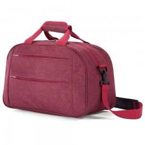 Sac de voyage cabine BENZI spécial vol low cost rouge framboise | Bagage avion petite taille compatible ryanair easyjet