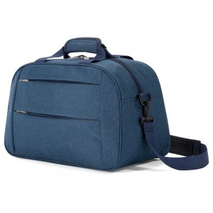 Sac de voyage cabine BENZI spécial vol low cost bleu jean | Bagage avion petite taille compatible ryanair easyjet