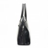 Sac porté main en cuir de vachette collet KATANA noir | Sac à main femme classique qualité pas cher Sac porté main en cuir de vachette collet KATANA noir | Sac à main femme classique qualité pas cher