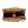 Portefeuille long en cuir croco KATANA marron | Compagnon femme cuir crocodile original pas cher Portefeuille long en cuir croco KATANA marron | Compagnon femme cuir crocodile original pas cher