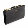 Portefeuille long en cuir croco KATANA noir | Compagnon femme cuir crocodile original pas cher Portefeuille long en cuir croco KATANA noir | Compagnon femme cuir crocodile original pas cher