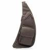 Sac body homme en cuir KATANA marron foncé chocolat | Sacoche holster porté travers pas cher Sac body homme en cuir KATANA marron foncé chocolat | Sacoche holster porté travers pas cher