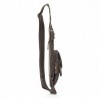 Sac body homme en cuir KATANA marron foncé chocolat | Sacoche holster porté travers pas cher Sac body homme en cuir KATANA marron foncé chocolat | Sacoche holster porté travers pas cher