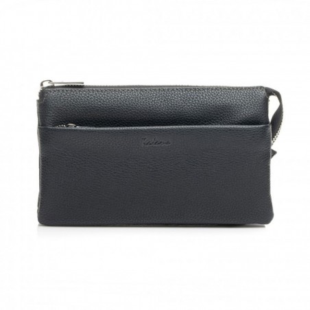 Pochette multifonctions femme en cuir KATANA noir | Mini sac bandoulière minaudière convertible soirée cérémonie