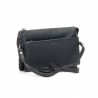 Pochette multifonctions femme en cuir KATANA noir | Mini sac bandoulière minaudière convertible soirée cérémonie Pochette multifonctions femme en cuir KATANA noir | Mini sac bandoulière minaudière convertible soirée cérémonie