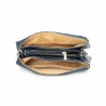 Pochette multifonctions femme en cuir KATANA bleu marine | Mini sac bandoulière minaudière convertible soirée cérémonie Pochette multifonctions femme en cuir KATANA bleu marine | Mini sac bandoulière minaudière convertible soirée cérémonie