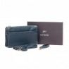 Pochette multifonctions femme en cuir KATANA bleu marine | Mini sac bandoulière minaudière convertible soirée cérémonie Pochette multifonctions femme en cuir KATANA bleu marine | Mini sac bandoulière minaudière convertible soirée cérémonie