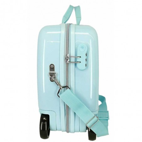 Valise trotteur MINNIE "Sweet Treats" bleu turquoise | Bagage à roulettes enfant fille pâtisserie original ludique disney