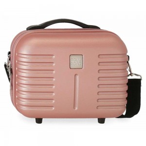 Vanity case rigide ROLL ROAD India rose nude