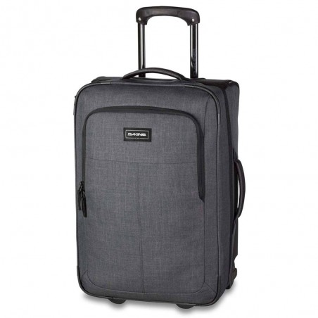 Valise cabine DAKINE "Carry on roller" 42L carbone | Bagage trolley solide écologique homme gris