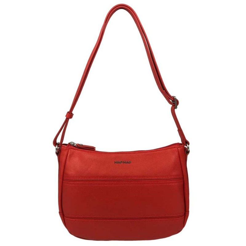 Sac bandouli re en cuir Naf Naf
