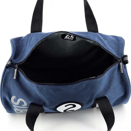 Sac polochon 24H LE MANS "Légende" bleu marine | Sac de voyage tendance homme sport automobile 24 heures du Mans officiel