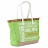 Sac de plage LES TROPÉZIENNES "Hermitage" vert pomme | Cabas été femme original pas cher Sac de plage LES TROPÉZIENNES "Hermitage" vert pomme | Cabas été femme original pas cher