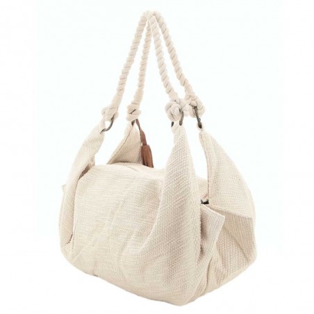 Sac porté épaule LES TROPÉZIENNES "Pago" brodé | Sac à main femme été style bohème chic ethnique