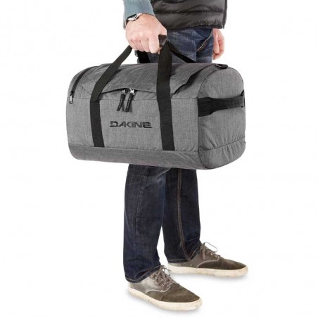 Sac de sport DAKINE "EQ Duffle" 35L carbone | Petit sac de voyage bagage pliable gain de place pas cher