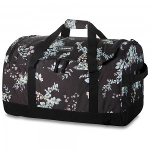 Sac de voyage DAKINE "EQ Duffle" 50L solstice floral | Grand sac de sport bagage pliable gain de place pas cher gris