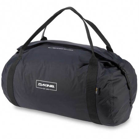 Sac de voyage DAKINE "Packable rolltop dry duffle" 40L noir | Sac de sport nautique surf plongée étanche pas cher