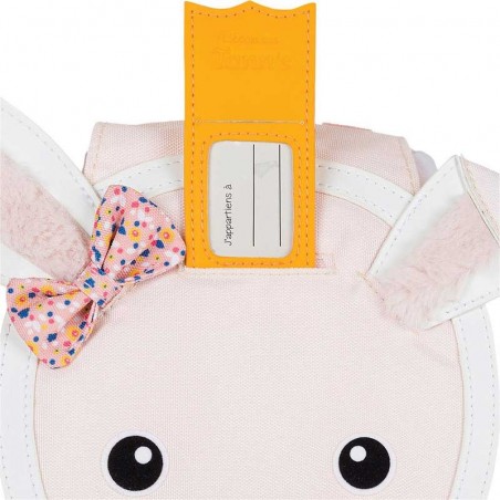 Sac à dos crèche L'ÉCOLE DES TANN'S "Lapine" | Sac maternelle fille lapin Sac à dos crèche L'ÉCOLE DES TANN'S "Lapine" | Sac maternelle fille lapin