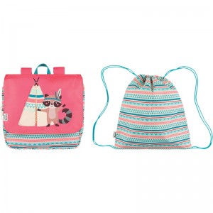 Cartable maternelle L'ÉCOLE DES TANN'S "Tipi" | Sac école fille sac à dos sport piscine offert