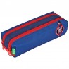 Trousse double TANN'S "Hugo" bleu | Fourreau-tout scolaire garçon 2 compartiments Trousse double TANN'S "Hugo" bleu | Fourreau-tout scolaire garçon 2 compartiments