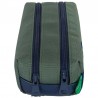 Trousse double TANN'S "Oscar" - kaki/marine | Fourreau 2 compartiments garçon scolaire broderie dinosaure Trousse double TANN'S "Oscar" - kaki/marine | Fourreau 2 compartiments garçon scolaire broderie dinosaure