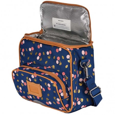 Sac repas bandoulière TANN'S "Alexa" marine | Lunch box enfant fille isotherme pique-nique sortie scolaire Sac repas bandoulière TANN'S "Alexa" marine | Lunch box enfant fille isotherme pique-nique sortie scolaire
