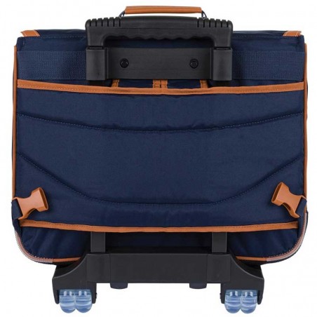 Cartable à roulettes TANN'S 41cm "Camille" marine l Sac trolley scolaire classique CE2 CM1 CM2 garçon fille Cartable à roulettes TANN'S 41cm "Camille" marine l Sac trolley scolaire classique CE2 CM1 CM2 garçon fille