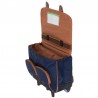 Cartable à roulettes TANN'S 41cm "Camille" marine l Sac trolley scolaire classique CE2 CM1 CM2 garçon fille Cartable à roulettes TANN'S 41cm "Camille" marine l Sac trolley scolaire classique CE2 CM1 CM2 garçon fille