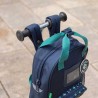 Sac à dos TANN'S XS "Antonia" bleu marine | Petit sac maternelle fille imprimé liberty or adaptable trottinette Sac à dos TANN'S XS "Antonia" bleu marine | Petit sac maternelle fille imprimé liberty or adaptable trottinette