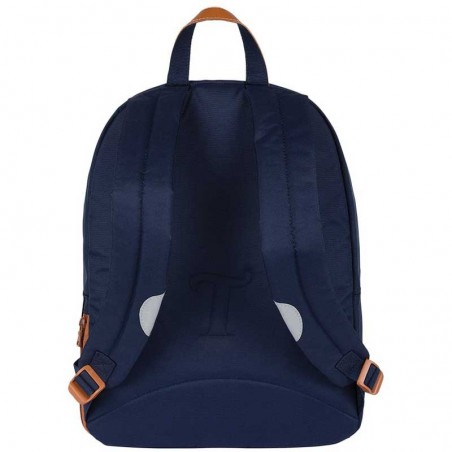 Sac à dos TANN'S L "Camille" bleu marine | Grand sac à dos 2 compartiments garçon fille école primaire collège basket