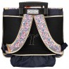 Cartable à roulettes TANN'S 41cm "Antonia" marine | Cartable trolley scolaire école primaire CE2 CM1 CM2 fille liberty doré Cartable à roulettes TANN'S 41cm "Antonia" marine | Cartable trolley scolaire école primaire CE2 CM1 CM2 fille liberty doré