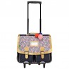 Cartable à roulettes TANN'S 41cm "Antonia" marine | Cartable trolley scolaire école primaire CE2 CM1 CM2 fille liberty doré Cartable à roulettes TANN'S 41cm "Antonia" marine | Cartable trolley scolaire école primaire CE2 CM1 CM2 fille liberty doré