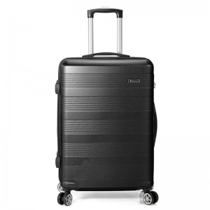 Valise grande taille 70cm BENZI "Spinner" noir | Grand bagage rigide avion pas cher