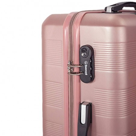 Valise medium 60cm BENZI "Spinner" bleu | Bagage taille moyenne rigide avion séjour 1 semaine pas cher Valise medium 60cm BENZI "Spinner" bleu | Bagage taille moyenne rigide avion séjour 1 semaine pas cher