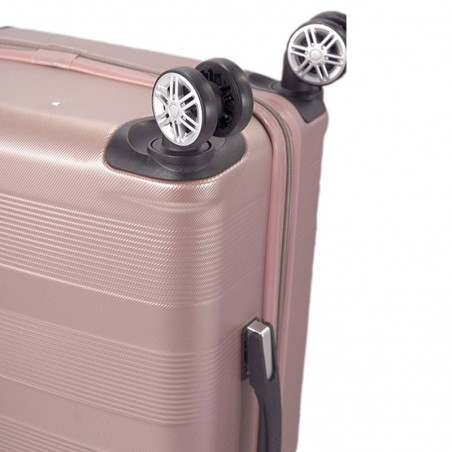Valise medium 60cm BENZI "Spinner" bleu | Bagage taille moyenne rigide avion séjour 1 semaine pas cher Valise medium 60cm BENZI "Spinner" bleu | Bagage taille moyenne rigide avion séjour 1 semaine pas cher