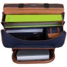 Cartable TANN'S 38cm "Gaëlle" bleu | Sac scolaire fille école CE1 CE2 motif marinière pois brodés vert d'eau argent Cartable TANN'S 38cm "Gaëlle" bleu | Sac scolaire fille école CE1 CE2 motif marinière pois brodés vert d'eau argent