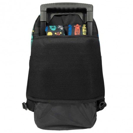 Sac à dos à roulettes scolaire garçon BENZI "Spark" noir | Cartable scolaire garçon école primaire CE1 CE2 CM1 CM2 pas cher