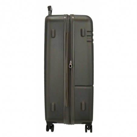 Valise extensible 78cm MOVOM "Galaxy 2.0" anthracite | Bagage grande taille séjour 2 semaines solide garantie 3 ans